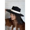 Women's Wo's Ramsey Wide Trim Fedora - Jen & Co. - 2 of 2