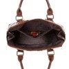 Signare USA Running Horse Brown Convertible Top Handle Handbag - 4 of 4