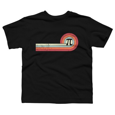 Boy's Design By Humans Retro Vintage Pi Day Math Circle By TaiHan T-Shirt