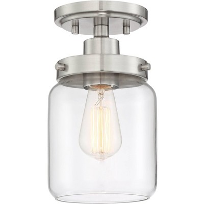 modern farmhouse semi flush light