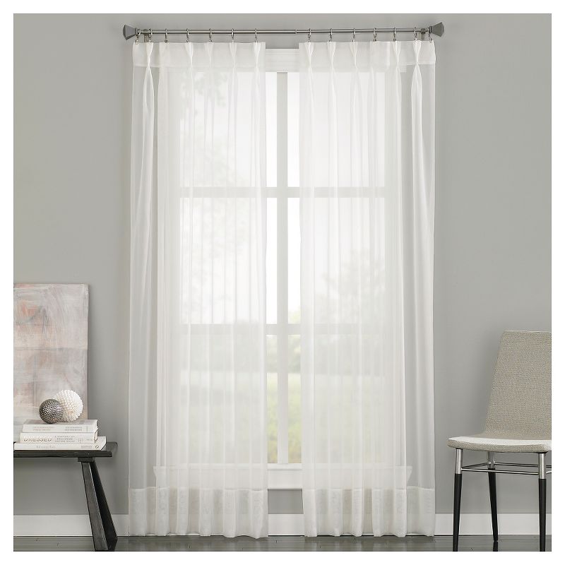 1pc Sheer Soho Voile Window Curtain Panel - Curtainworks, 1 of 5