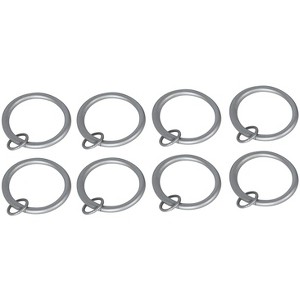2 1-2inch Inner Diameter Metal Curtain Eyelet Rings - 1 of 4