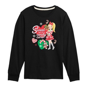 JoJo Siwa Sweet As A Candy Cane Long Sleeve Graphic T-Shirt - Black - 4T - 1 of 3