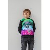 Monster Jam Maximum Destruction El Toro Loco Grave Digger Fleece Pullover Hoodie Little Kid to Big Kid - image 2 of 4