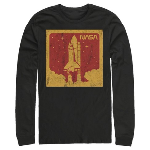 Orange nasa shirt long 2024 sleeve