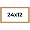PosterPalooza | Panoramic Refined Gold Picture Frame - UV Acrylic, Foam Board Backing, Hanging Hardware - 2 of 4
