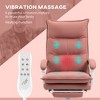 Sapphtopaz Massage Office Chair with Vibration Points, Adjustable Tilt Computer Chair with Armrest, Swivel Desk Chair for Office - 3 of 4