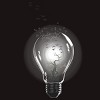 Men's Design By Humans Bulb By Barmalizer T-Shirt - 2 of 4