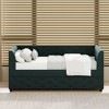 Twin Size Upholstered Daybed, Velvet Tufted Platform Bed Frame with Twin Size Trundle Bed -ModernLuxe - image 3 of 4