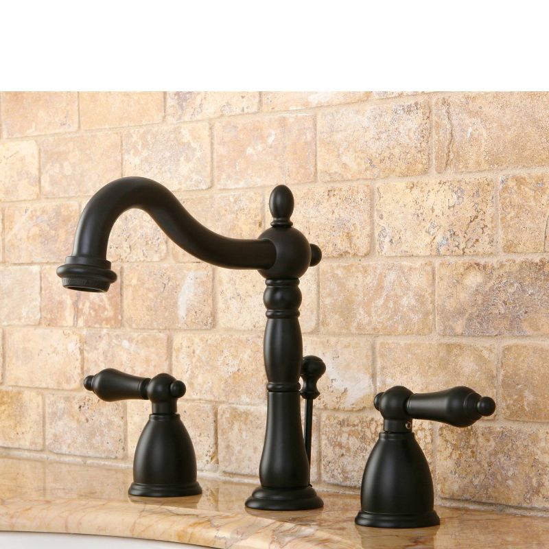 Victorian Widespread Bathroom Faucet - Kingston Brass, 3 of 11
