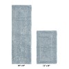 Lux Premium 100% Cotton Tufted Solid Reversible 2 Piece Bath Rug Set – Ultra-Soft, Water-Absorbent, Durable, Machine Washable Bathroom Rug - 2 of 4