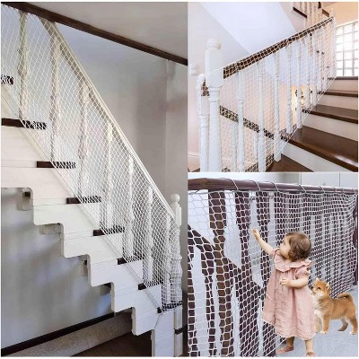 EMIRCEY Mesh Netting Safety Net for Balcony Rail Stair