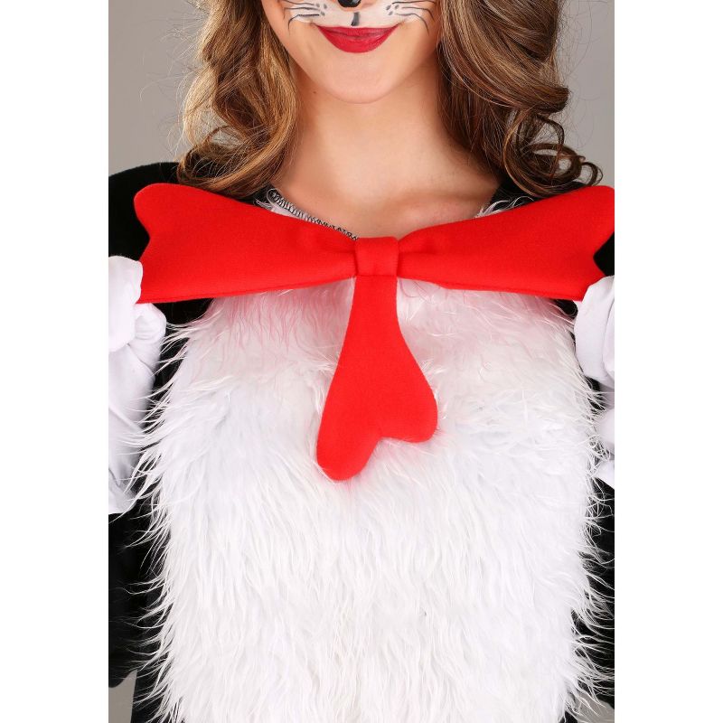 HalloweenCostumes.com X Large   Dr. Seuss The Cat in the Hat Deluxe Costume for Adults., Black/Red/White, 5 of 13