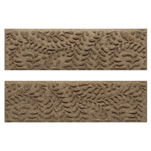 WaterHog 8.5"x30" Set of 4 Boxwood Indoor/Outdoor Stair Treads Door Mats - 1 of 4