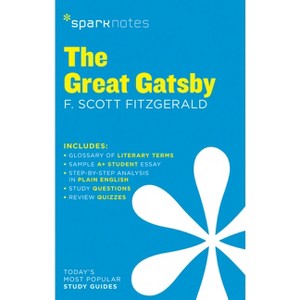 The Great Gatsby Sparknotes Literature Guide - by  Sparknotes & F Scott Fitzgerald (Paperback) - 1 of 1