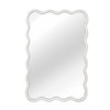 Racxily 24x36 Inch Wavy Rectangle Mirror, Solid Wood Frame Decorative Wall Mirror for Living Room & Bedroom - 2 of 4