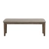 NicBex Upholstered Bench,Dining Bench with Solid Wood Frame,Modern Ottoman for Living Room,Entryway,Kitchen - 3 of 4