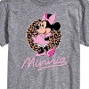 Men's - Disney - Minnie Mouse Leopard Print Logo Short Sleeve Graphic T-Shirt - 2 of 4