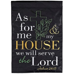 Dicksons Double Sided Outdoor Garden Yard Flag Decoration 13 x 18 Polyester Embroidered Patriotic Pray For Our Nation - 1 of 1