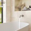 CASAINC 5 inches Wall Mounted Dual Head Shower System with Tub Spout, Brushed Gold - 3 of 4