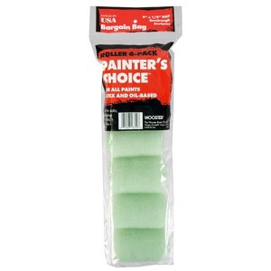 Wooster Painter's Choice Fabric 4 in W X 1/2 in Trim Paint Roller Cover 6 pk - 1 of 1