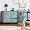 Sorbus 6 Drawers Dresser- Storage Unit with Steel Frame, Wood Top, Fabric Bins - for Bedroom, Closet, Office and more - 2 of 4