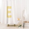 Deny Designs April Lane Art Block Monogram Shower Curtain - 2 of 3