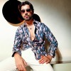 Campus Sutra Men Men's Sky Blue & Moon Grey Ikkat Shirt - 2 of 3