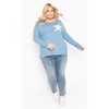 Avenue Women's Plus Size Miley Star Sweater - image 4 of 4