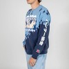 Hunter x Hunter Killua Close Up Puff Print on 45Degree Split Dye Sweatshirt - 2 of 3