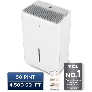 TCL 4500sqft Smart Dehumidifier Energy Star Most Efficient 2024 50