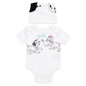 Disney Cosplay Baby Bodysuit and Hat Set Newborn to Infant - 1 of 4
