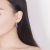 Paaaawaters 925 Sterling Silver Square Shape Cubic Zirconia Dangle Earring for Women - 3 of 4