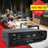 Pyle® 300-Watt Digital Home Stereo Receiver System in Black - 3 of 4