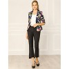 INSPIRE CHIC Women's Notched Lapel Open Front Business Casual Blazer - 3 of 4