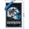 Trends International NFL Dallas Cowboys - Neon Helmet 23 Framed Wall Poster Prints - 3 of 4