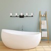 Elegant Lighting Cassie 5 lights bath sconce in black with clear shade - 2 of 4