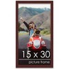 PosterPalooza | Panoramic Classic Modern Brown Frame - UV Acrylic, Foam Board Backing, Hanging Hardware - 3 of 4