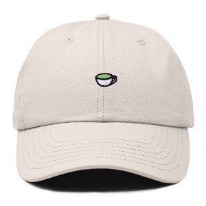 Dalix Lil Matcha Embroidered Cotton Summer Outdoor Baseball Cap Dad Hat Womens - 1 of 4