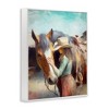 Stupell Industries Cowgirl Petting Horse Black Framed Giclee Art - 3 of 4