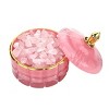 Slickblue Trendy Short Cube Facets Jewelry Jar – 2 Color Options - 2 of 3