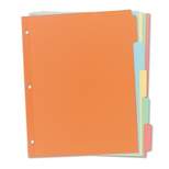Avery Write-On Plain-Tab Dividers 5-Tab Letter 36 Sets 11508
