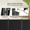 VEVOR Room Divider, 3 Panel Room Dividers and Folding Privacy Screens, Fabric Partition Room Dividers for Office, Bedroom, Dining Room, Black - 4 of 4