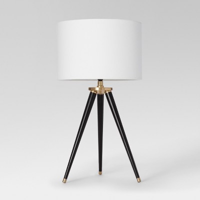 target black table lamp