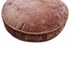 Edie@Home 16" Delmonico Chenille Round Throw Pillow Blush: Textured, Soft, Indoor Decor, Sewn Closure - 3 of 3