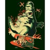 Men's The Simpsons Godzilla Homer School Bus T-Shirt - 2 of 4
