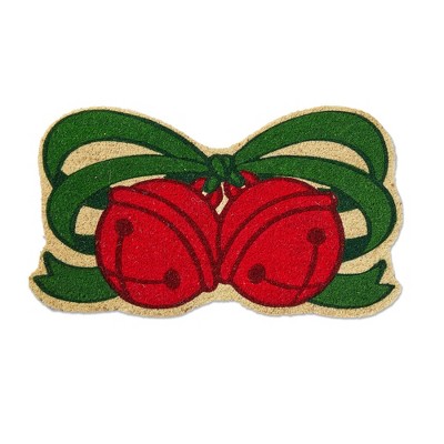 tag Jingle Bells Shaped Pvc Coir Mat