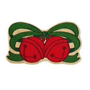 tag Jingle Bells Shaped Pvc Coir Mat - 1 of 1