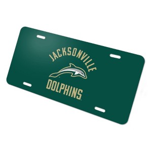 Jacksonville University Dolphins Logo Novelty Metal Vanity Tag License Plate - 1 of 4