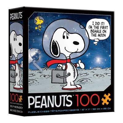 Ceaco Peanuts: Moon Beagle Jigsaw Puzzle - 100pc